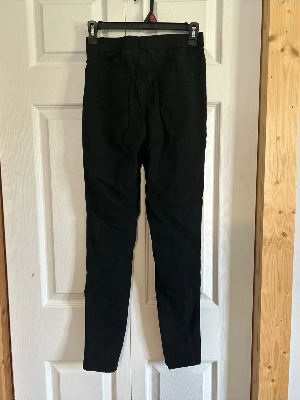 SHEIN Black High-Rise Skinny Jeans with Button-Front - Picture 2 of 2